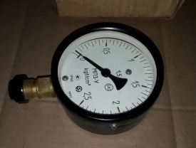 Манометр для воды, пара, газа, масла, кислорода, ацетилена 0-2.5 кгс