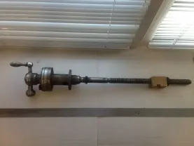 Винт-гайка поперечной подачи 16К20 с лимбом