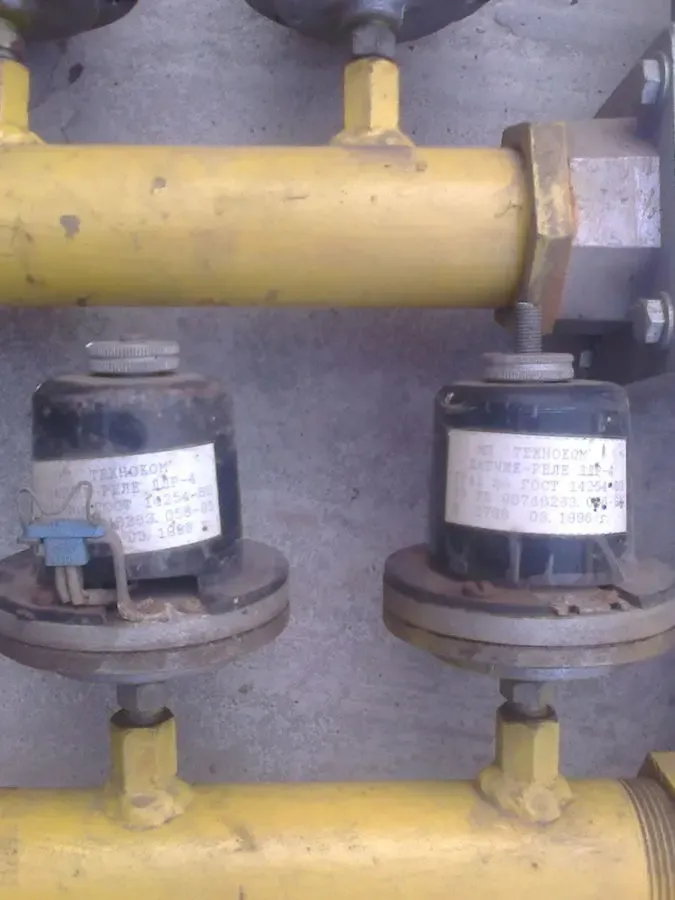 Блок газовых клапанов 40мм с датчиками и катушками 3