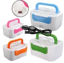 Автомобильный ланч-бокс с подогревом от прикуривателя 12 Вт. The elect