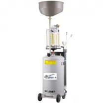 Установка для вакуумного отбора сбора замены масла, 80 л с предкамерой