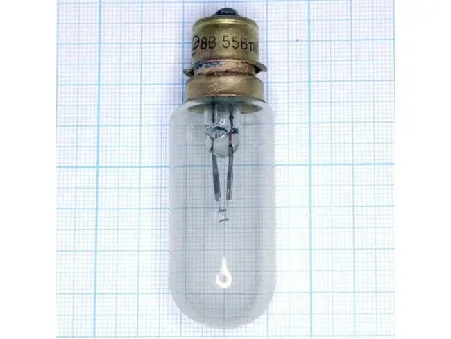 Лампа 8в 55Вт, к8-55 P19s/13, к-8-55, K-8-55, 8v 55w