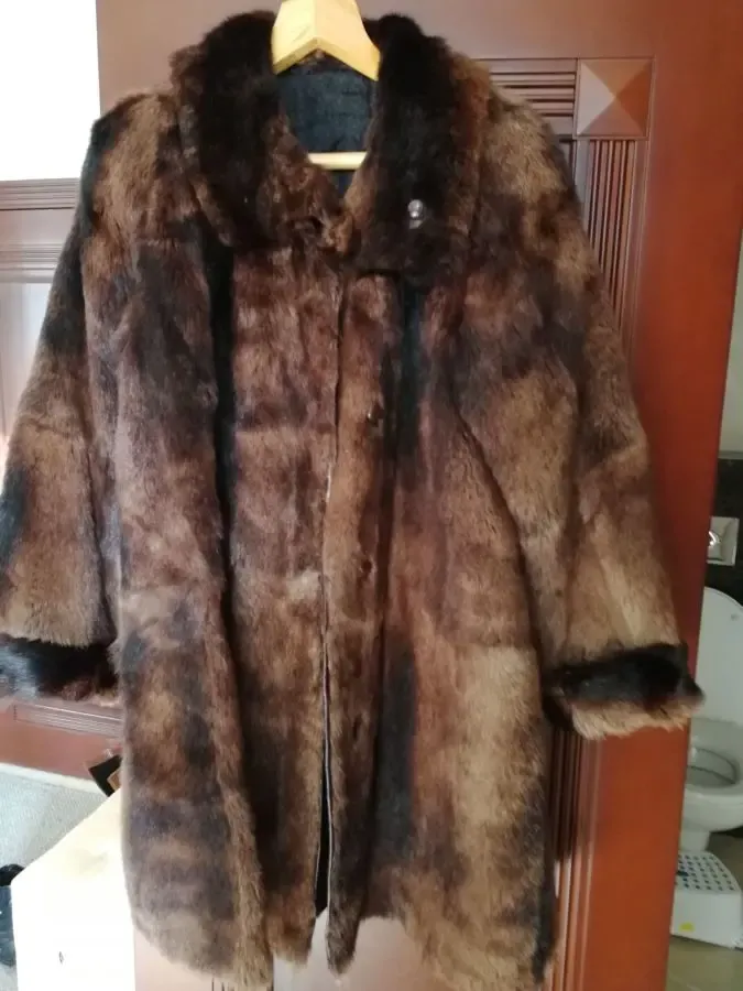 Шуба женская утепленная размер 48 4