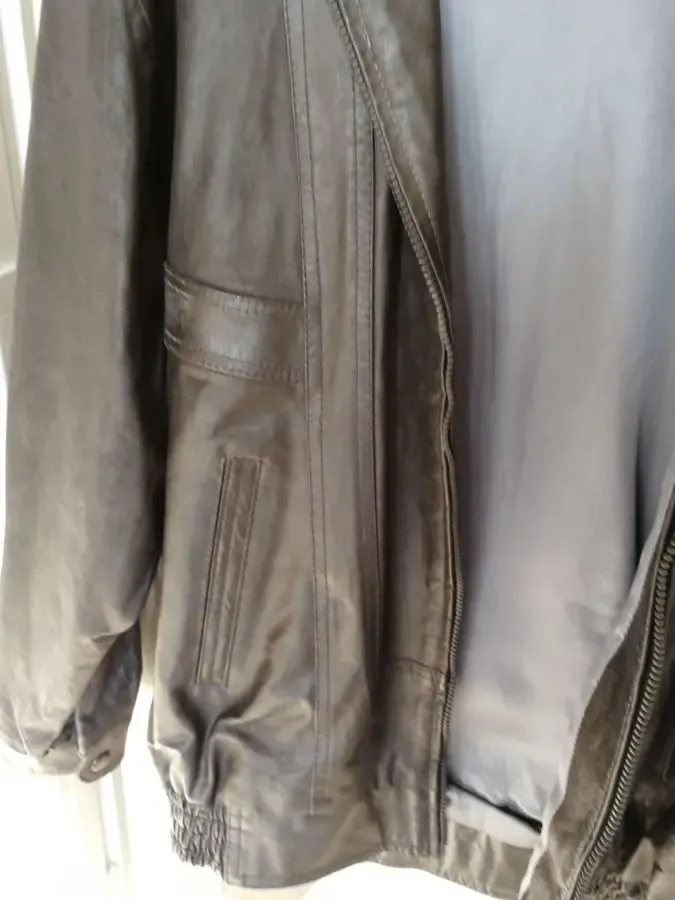 Куртка кожаная мужская 6