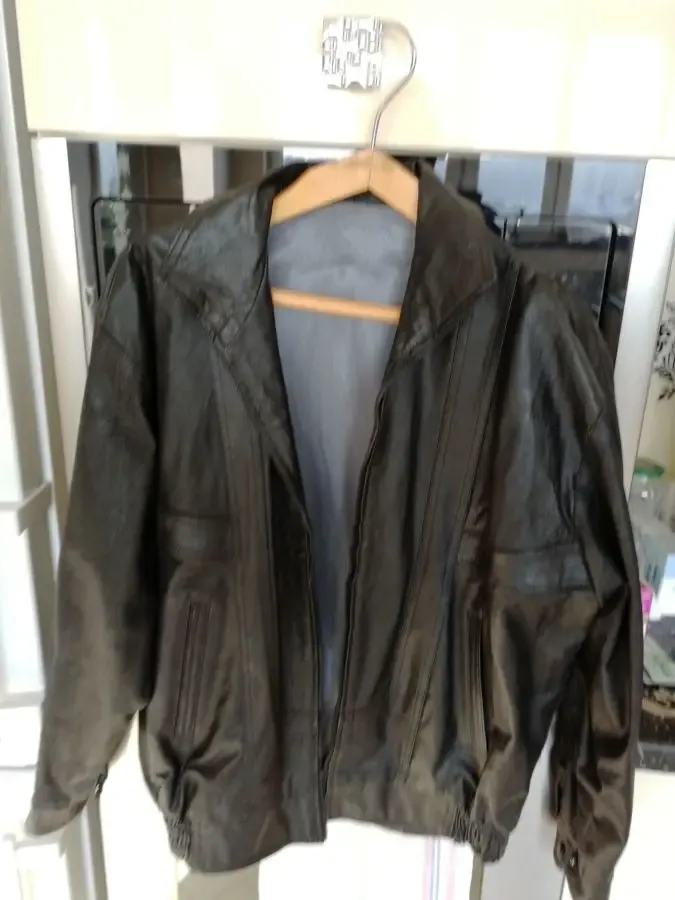 Куртка кожаная мужская 3