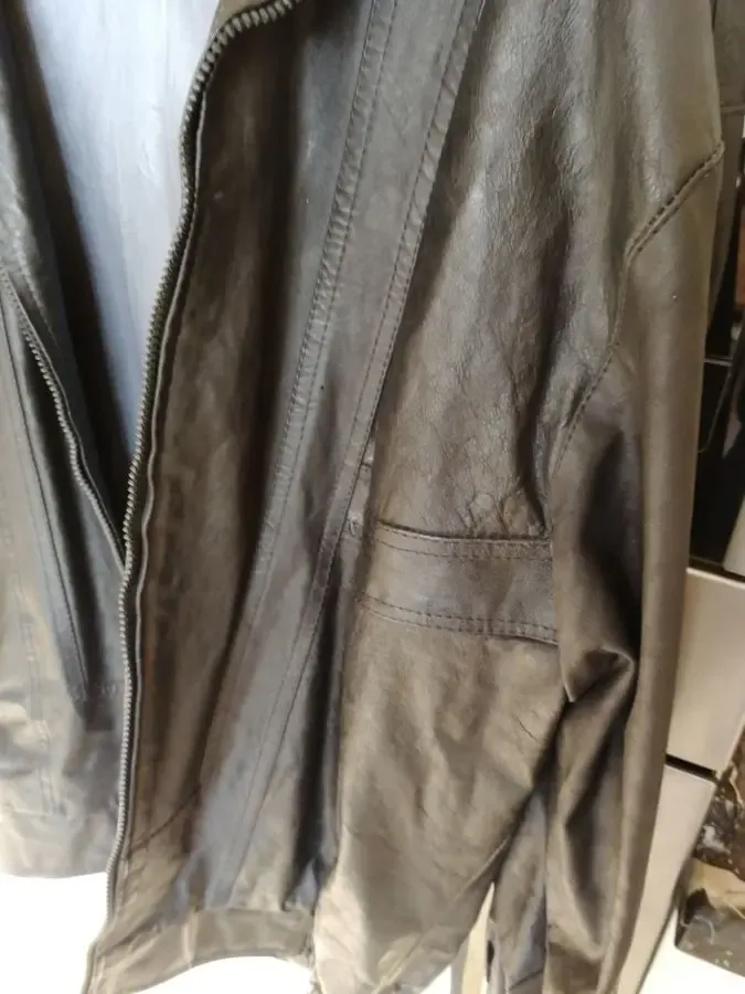 Куртка кожаная мужская 5
