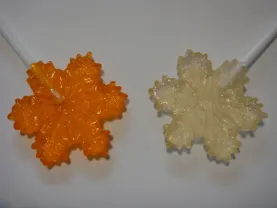 Леденцы на палочке Снежинки