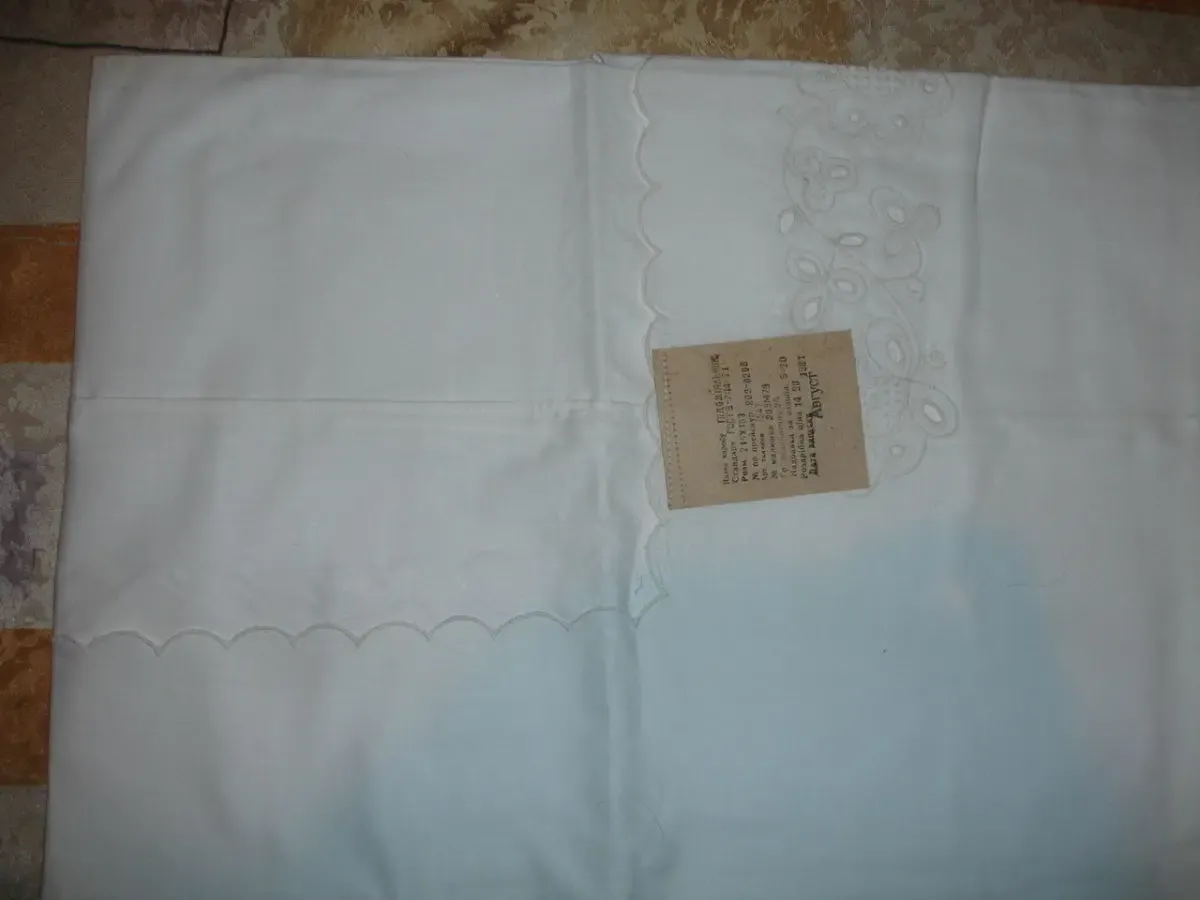 Пододеяльник/ПІДКОВДРА 215 х 153 см БІЛА з вишивкою. НОВА. РАРИТЕТ. 3