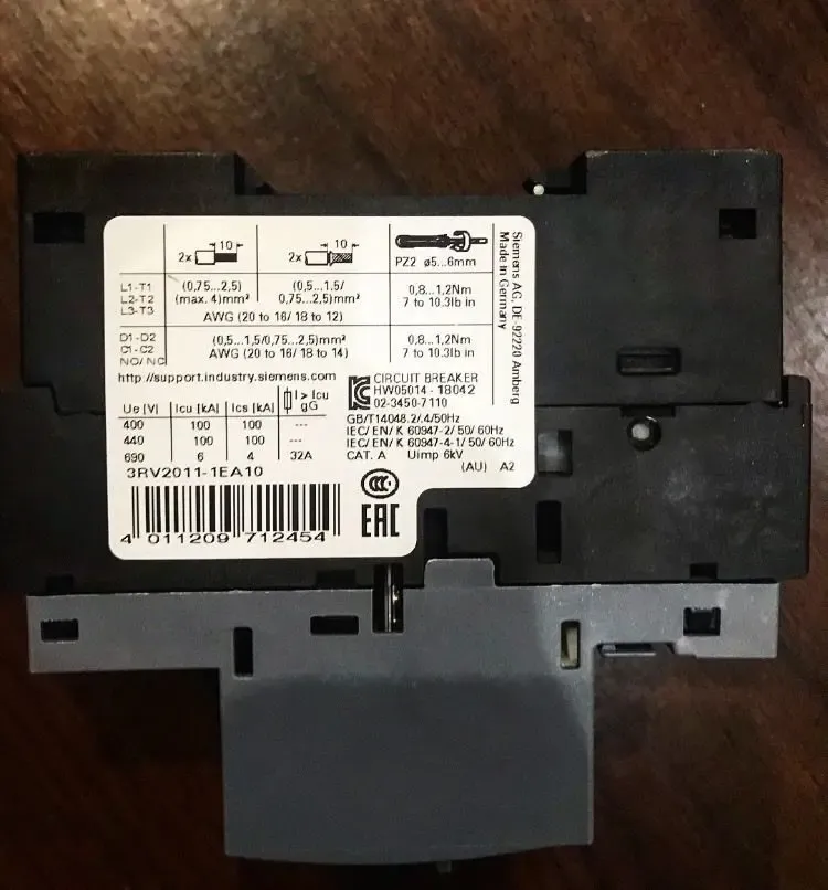 Автоматические выключатели Siemens 3rv2011-1ea10 4