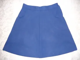 Юбка/спідниця синя 34-36 р.; 4-клинка; для дівчинки 7-8 років