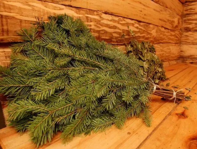 Веники банные березовый, дубовый, липовый, кленовый, вишневый, эвкалип 7