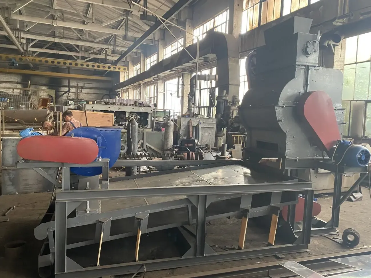 Cеменорушка для подсолнечника. Рушально-веечная машина. 9