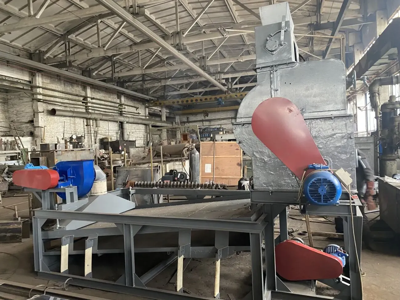 Cеменорушка для подсолнечника. Рушально-веечная машина. 7