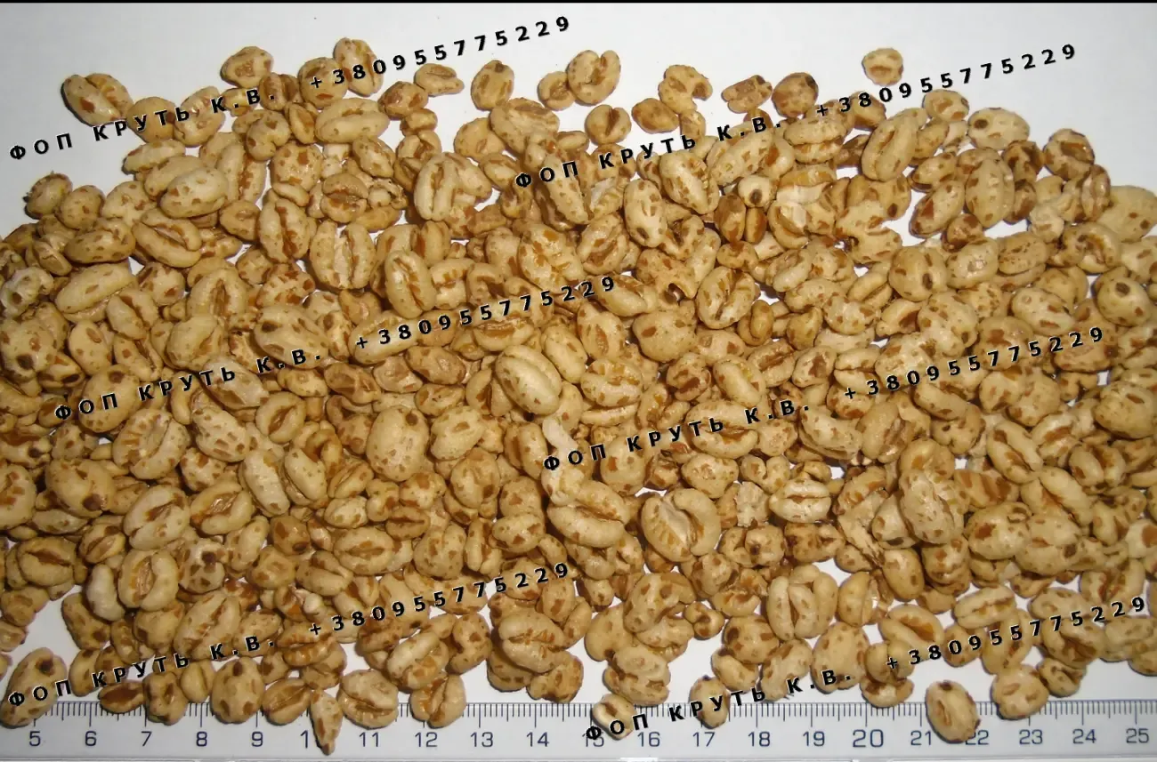 Воздушная пшеница взорванная Puffed Wheat