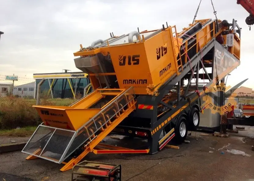 Мобильный бетонный заводa Polygonmach Mobile 100 (100 м3/час) 9