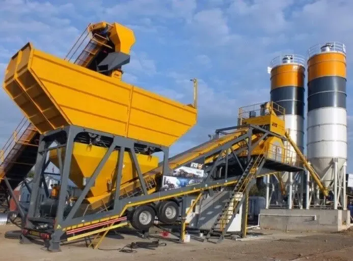 Мобильный бетонный заводa Polygonmach Mobile 100 (100 м3/час) 6