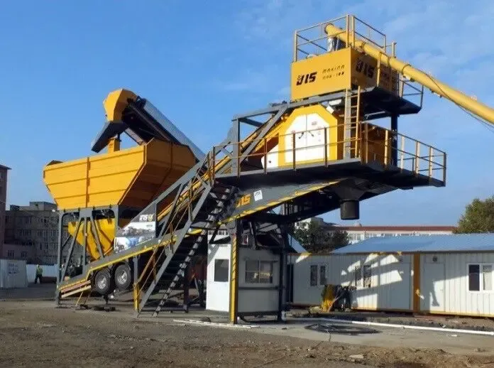 Мобильный бетонный заводa Polygonmach Mobile 100 (100 м3/час) 5