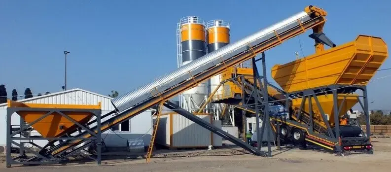 Мобильный бетонный заводa Polygonmach Mobile 100 (100 м3/час) 3