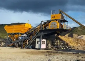 Мобильный бетонный заводa Polygonmach Mobile 100 (100 м3/час)