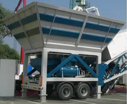 Мобильный бетонный завод Polygonmach Mobile 60 (60 м3/час) Турция 3