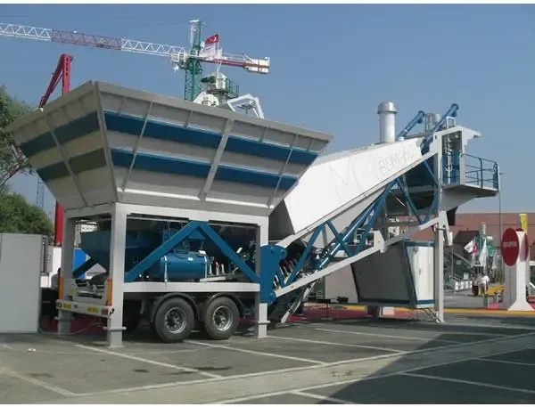 Мобильный бетонный завод Polygonmach Mobile 60 (60 м3/час) Турция