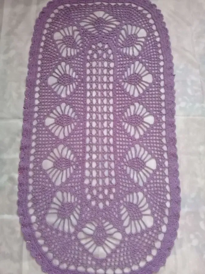 коврик вязаный 2