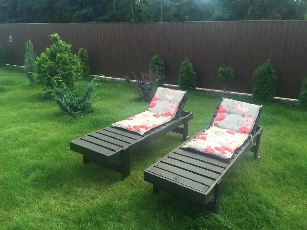 Шезлонг  из дерева 5