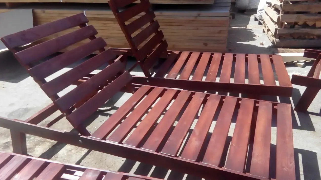 Шезлонг  из дерева 6