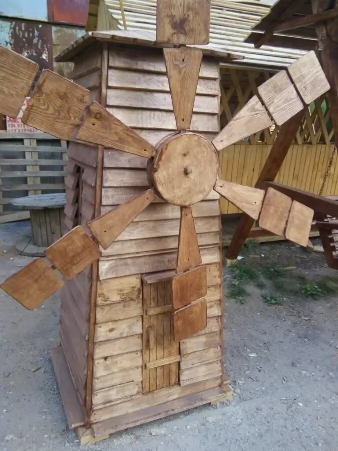 Мельница декоративная, млин 3