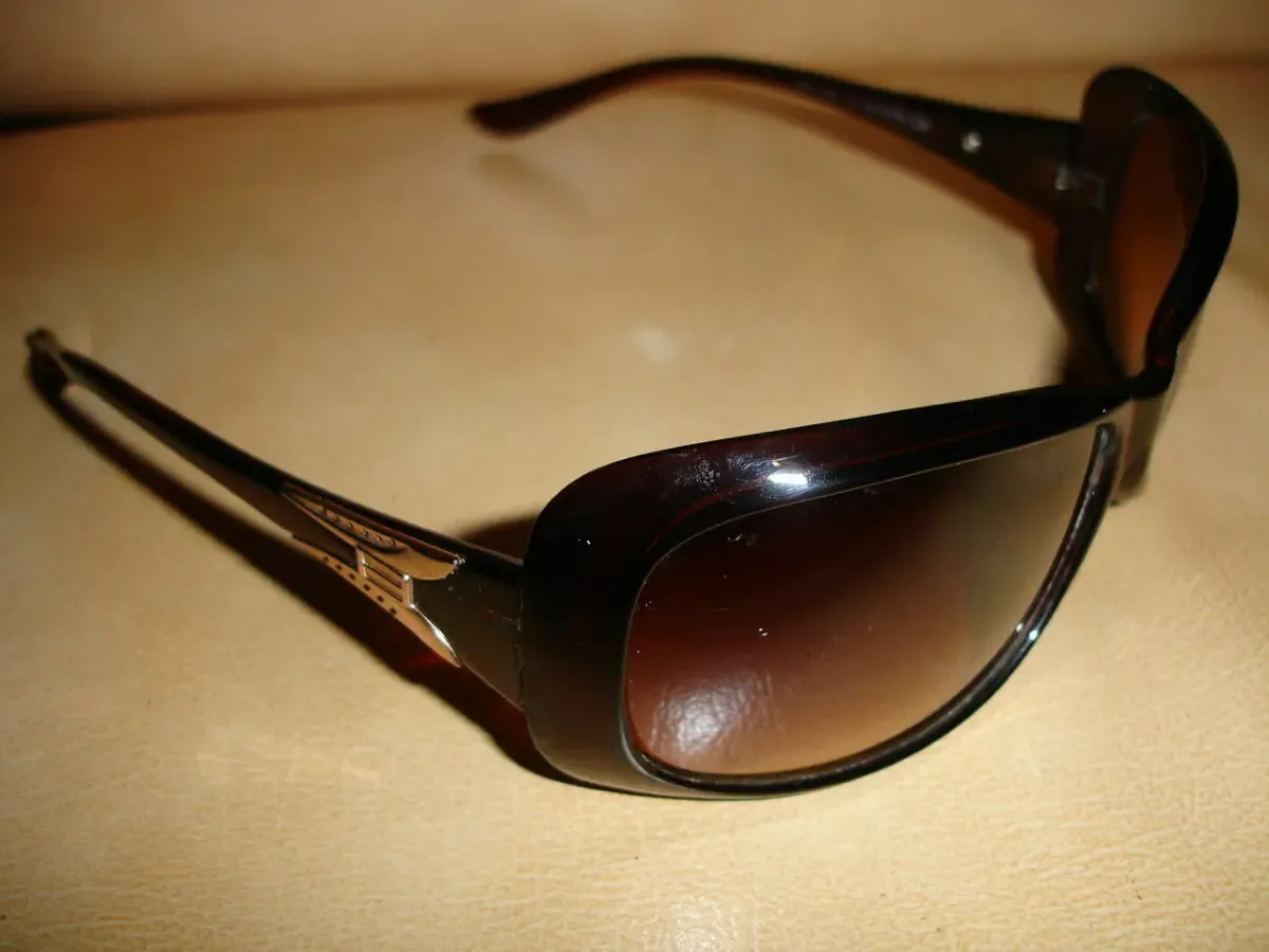 Очки/окуляри сонцезахисні, жіночі, в коричневих тонах 2