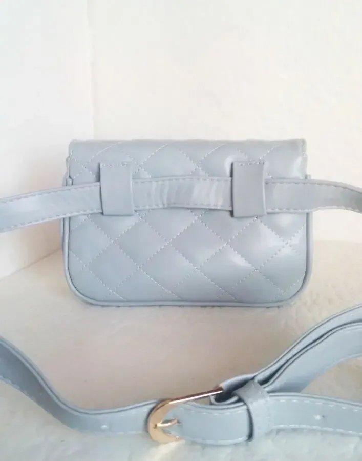 Стеганая сумка на пояс, бананка 3 цвета 7