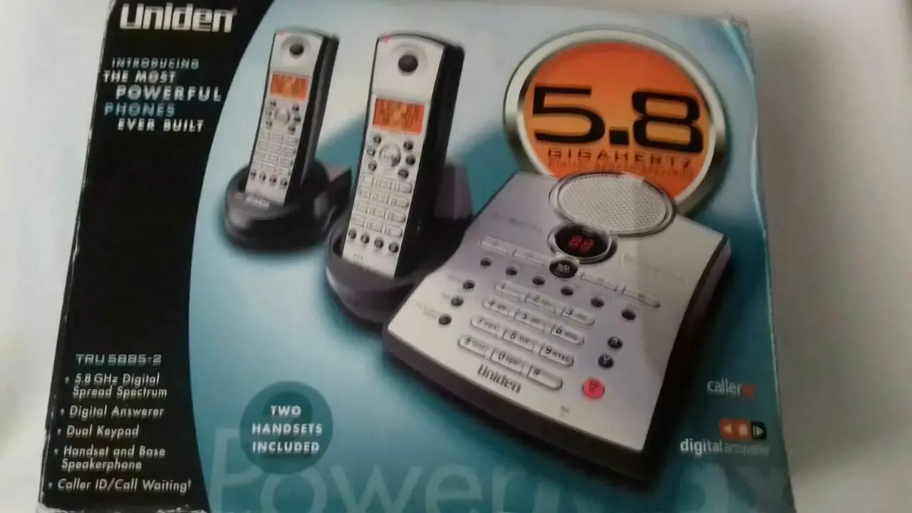 Продам телефон Uniden Tru5885-2 привезенный с америки на две трубки 3