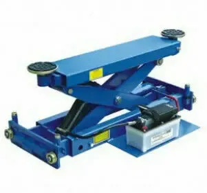 Автомобильная ножничная пневмогидравлическая траверса