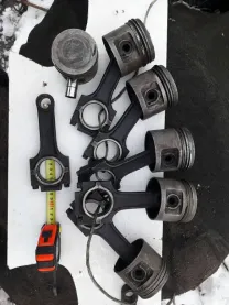 Поршня с шатунами M20B20, оригинал, БМВ, BMW , E30