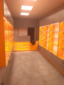 Стеллажи и прилавки