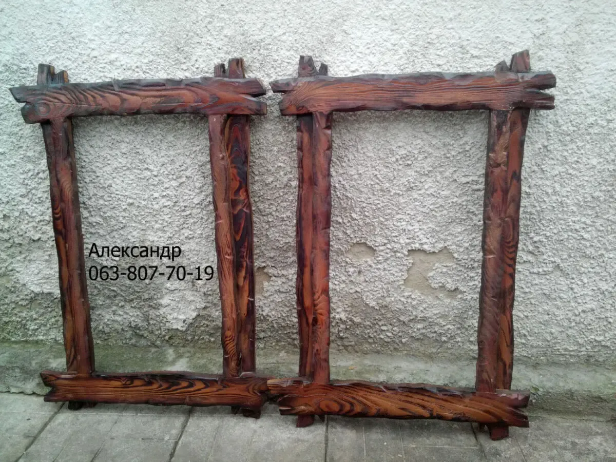 Рамки из дерева под старину ( рамка, зеркало, картина, деревянная ) 6