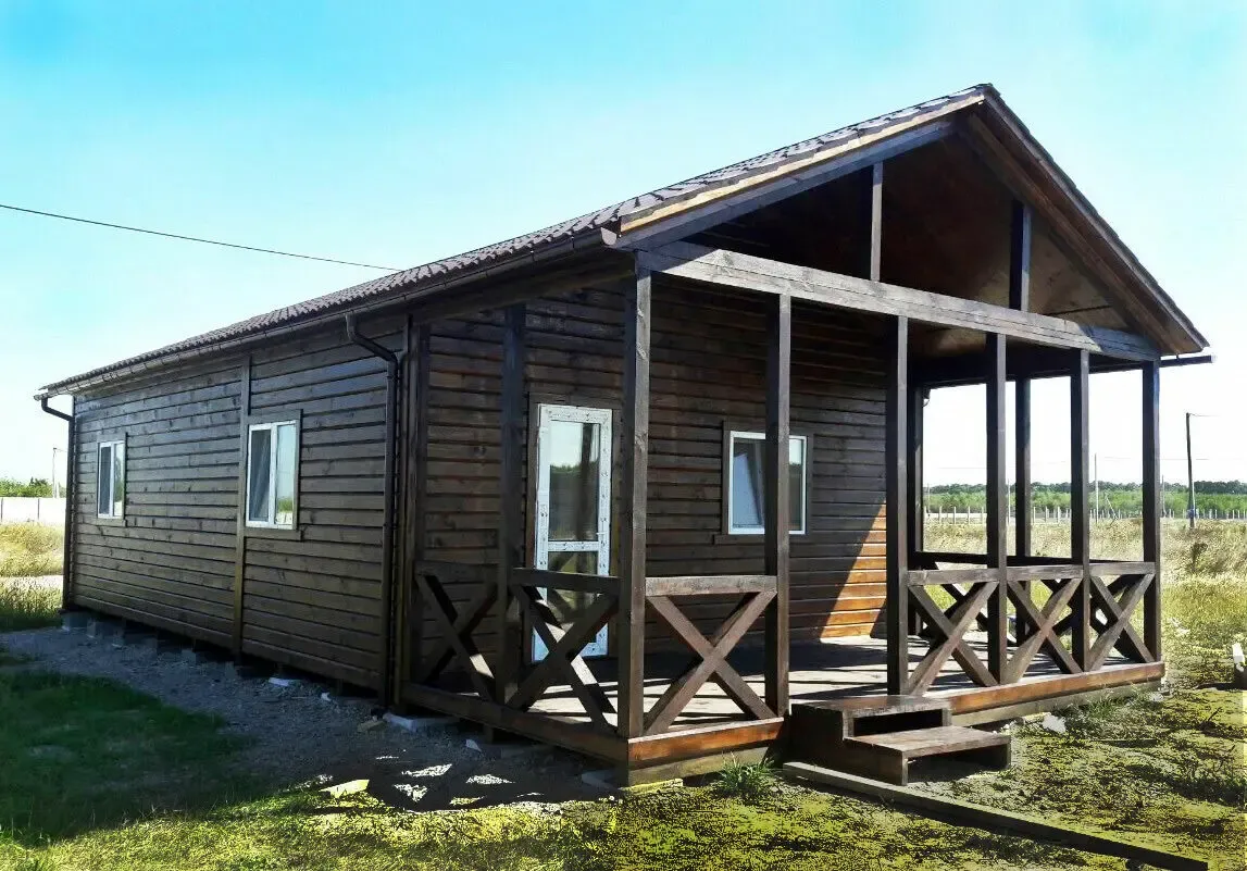 Дачный домик .Самый широкий выбор внешних деревянных отделок 2