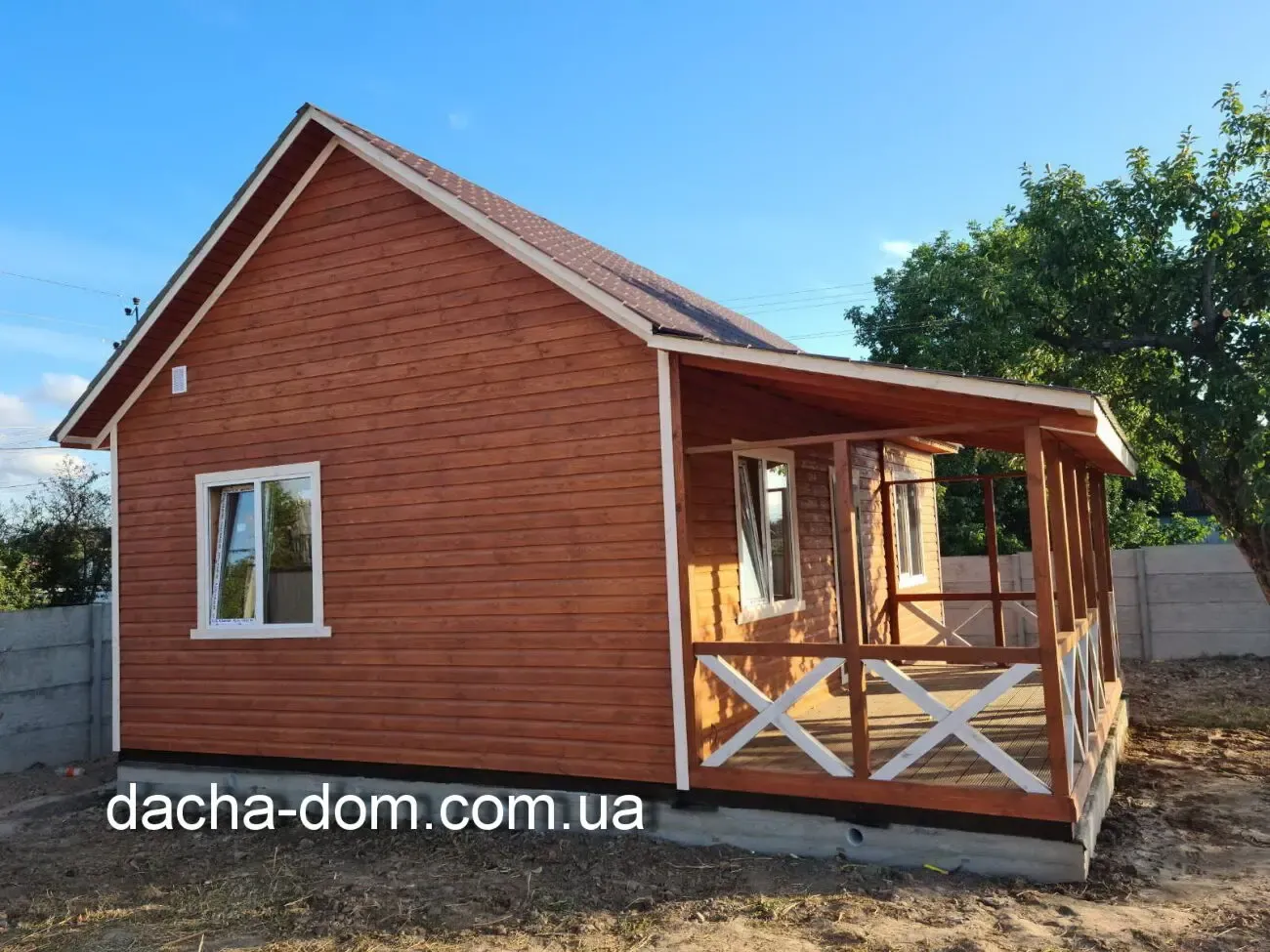 Дачный домик .Самый широкий выбор внешних деревянных отделок 6