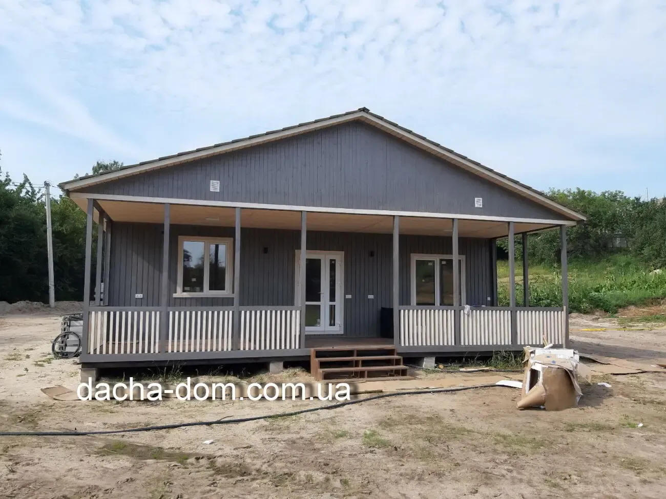 Дачный домик .Самый широкий выбор внешних деревянных отделок 10