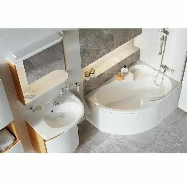 Ванна Ravak Rosa R (правосторонняя) 140х105 4