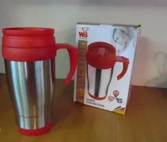 Термокружка с ручкой WELLBERG 400 мл.