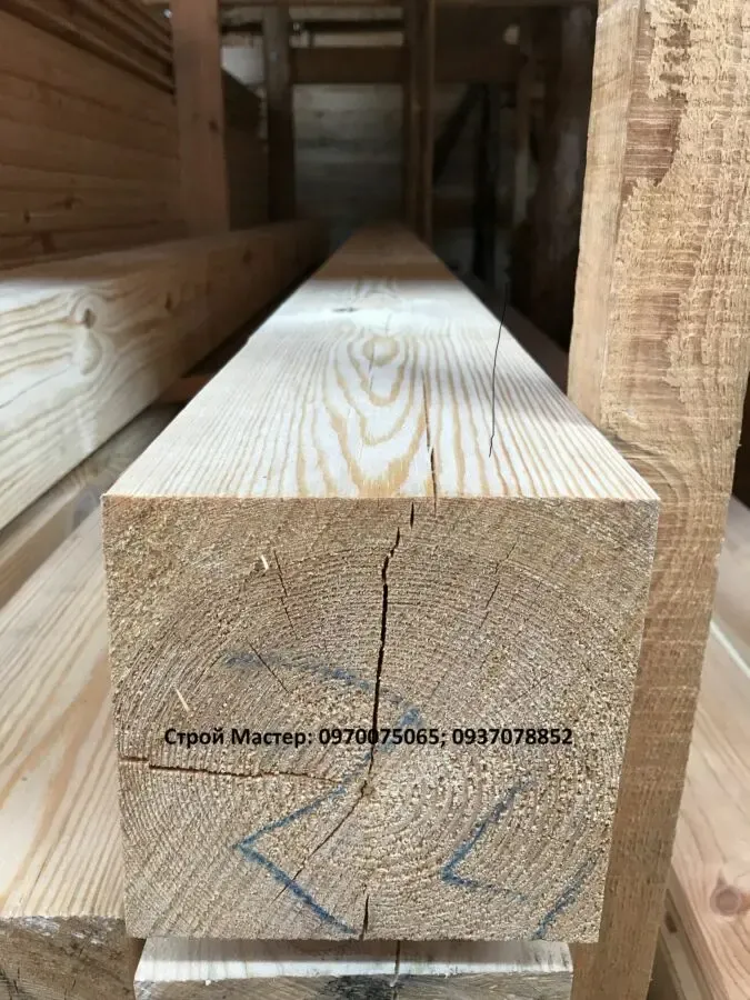 Дубовый сухой брус 100*100 мм длиной от 2 -4 метров. 3