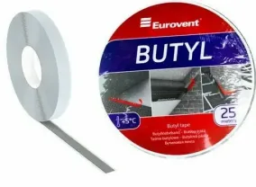 Двостороння стрічка Eurovent BUTYL (15мм × 25м) дла пароізоляції