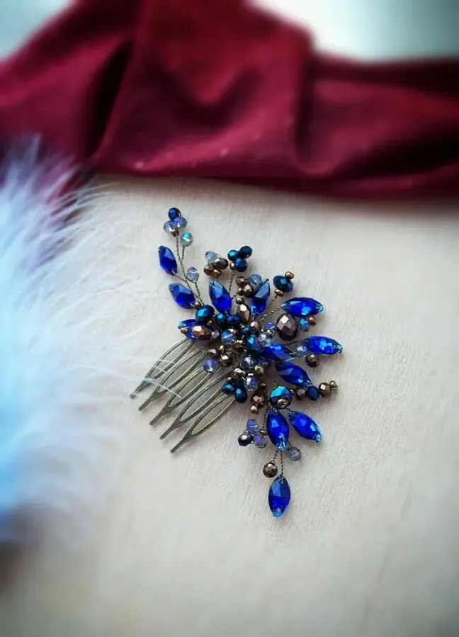 вінтажні гребені заколки в кольорах 3