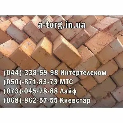 Кирпич М-100,рядовой,полнотелый,производитель Ватутино 2