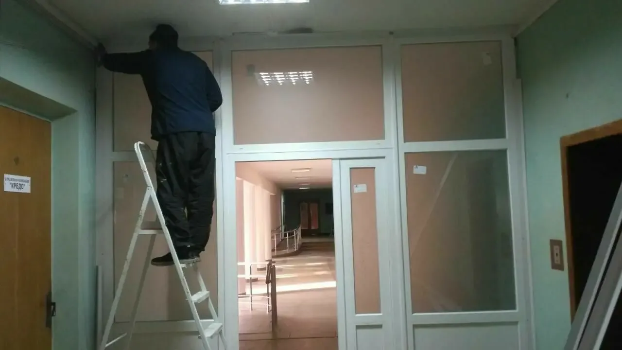 Офисные перегородки из ПВХ-профиля 6