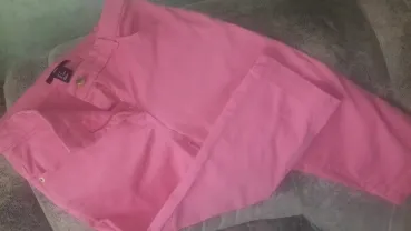 Розовые джинсы /бриджи/ от h&m