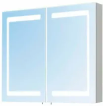 Зеркальный шкаф мойдодыр оскар зш-80 с двойной Led-подсветкой