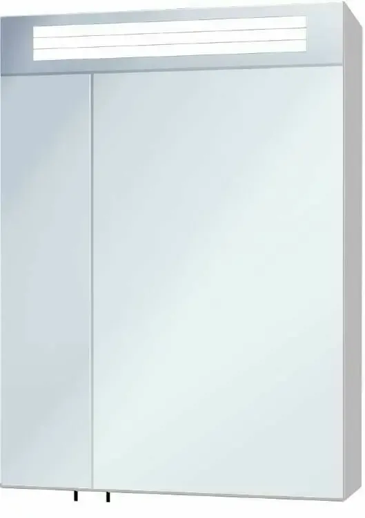 Зеркальный шкаф мойдодыр лагуна зш-60х80