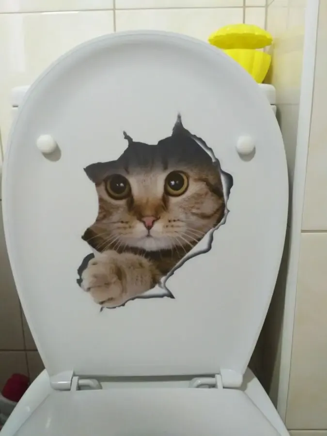 Наклейки котики для детской комнаты 6